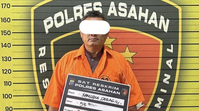 Tersangka ditahan polres asahan foto dok satreskrim polres asahan 1770730159167