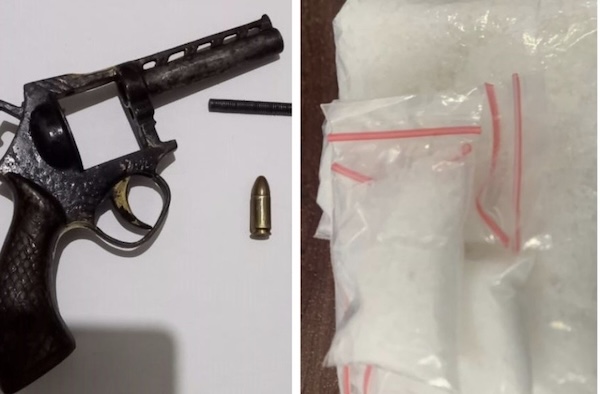 8Polres Kampar Bongkar Jaringan Sabu di Kebun Gambir, Tersangka Bawa Senjata Api