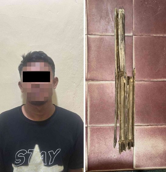 Unit reskrim polsek gunung agung berhasil amankan pelaku penganiayaan