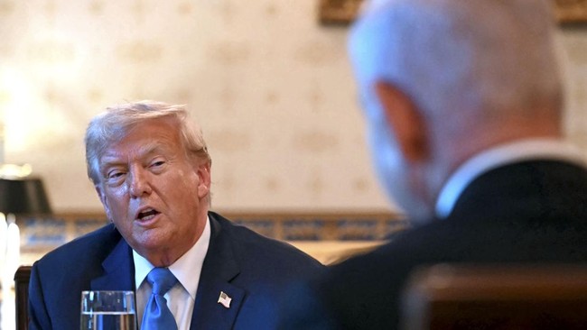 Netanyahu trump rapat rencana jahat mau usir warga gaza 1751943498257