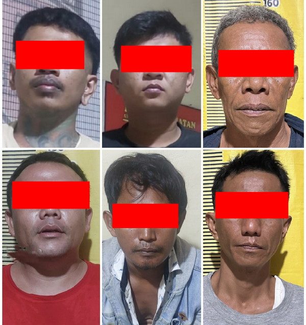 Polsek labuhan maringgai ungkap peredaran narkotika enam pelaku diamankan dalam operasi semalam