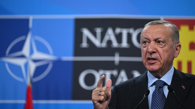 Presiden turki recep tayyip erdogan