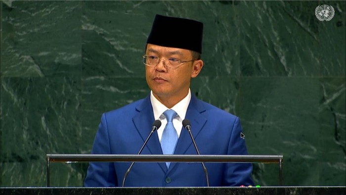 Menlu ri sugiono di sidang umum pbb 1790468962810