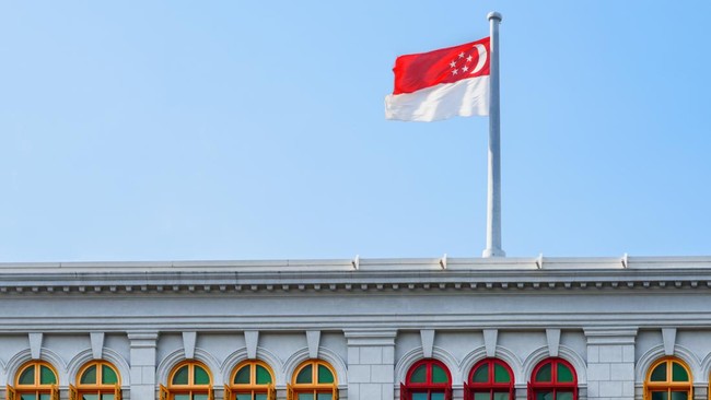 Bendera singapura