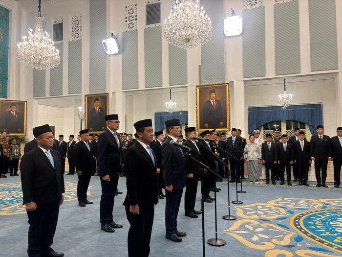 Pelantikan sejumlah pejabat oleh presiden prabowo subianto 1790839814747